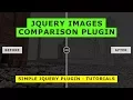 Image Comparison Slider with jQuery CSS3 - Simple jQuery Plugin tutorials