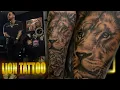 Lion TATTOO Tribute To Son THE STATION Progress