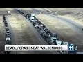 Deadly multi-vehicle crash closes southbound I-25 near Walsenburg
