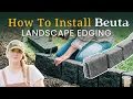🔨🌿 How To Install Beuta Blocks and Bricks Flexible Landscape Garden Edging 🌿🔨 | Easy Installation