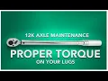 TUTORIAL How to torque lug nuts properly on your trailer 12K AXLES