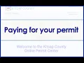 Permit Application Portal payments