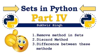 Sets in Python Part 4