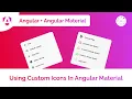 Angular Material Tutorial How To Use Custom Angular Material Icons In Less Than 10 Minutes