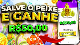 🐠GANHEI R$50,00 NO PIX PARA SALVAR O PEIXE✅ JOGOS QUE PAGAM DINHEIRO DE VERDADE/Como Ganhar Dinheiro