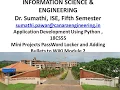 VTU PYTHON18CS55 M2 L6 Mini Projects