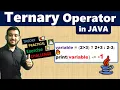 What is Ternary Operator in Java with Example Java Tutorial