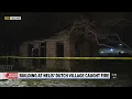Early morning fire at Nelis Dutch Village near Holland