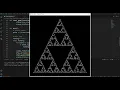 Create a Stunning Sierpinski Triangle with Python Pygame Fractal Art Made Easy