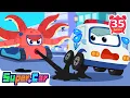Attack of Octopus Car Rescue Cars Car Cartoons Nursery Rhymes Kids Cartoons Super Cars