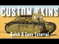 How to get Custom Skins in War Thunder - No Nonsense tutorial 2025