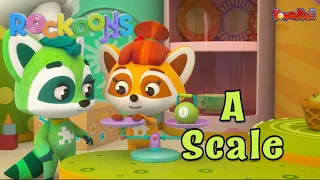 🦝द रकून बैंड | Episode 14 पैमाना A Scale⚖️ | Fun Songs, Music Box Magic & Musical Learning for Kid