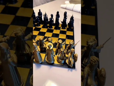 Xadrez do harry potter #impressão3d #chess #resina #harrypotter