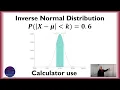 Inverse Normal Distribution Casio Calculator Usage