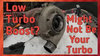 Low Turbo Boost Common Causes Explained Watch This Before Buying A New One Shaners Mechanic Life