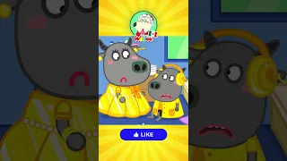 💰😱 ¡Oh, no! ¡De ricos a pobres!   Wolfoo #Shorts