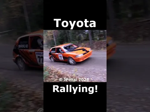 Toyota  Rallying on the Edge! #rally #motorsport #shorts