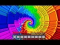 WORLD S LONGEST MINECRAFT RAINBOW DROPPER