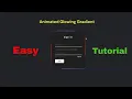 Create Animated Glowing Gradient Border Login Form Using HTML CSS