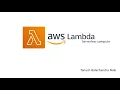 AWS LAMBDA Serverless Compute Explained by Tanush Balachandra Naik