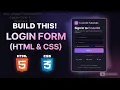Build Your First HTML Login Form From Scratch