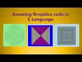 C code for Graphics programs colors in C programming Draw Circle Rectangle line and many more