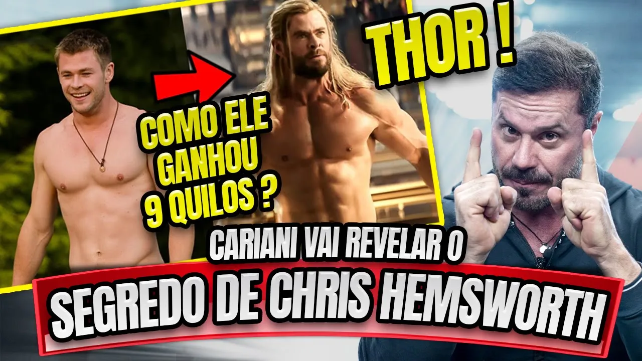 CHRIS HEMSWORTH - O THOR - DIETA E SUPLEMENTAÇÃO COMPLETA REVELADA !