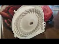 YEF-18038 blower motor after oiling