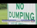 Greensboro residents concerned over illegal dumping in neighborhood