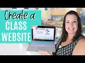 How to use Google Sites to Create a Class Website