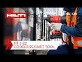 Hilti Nuron RT 6-22 Cordless Rivet Tool - Features and Benefits
