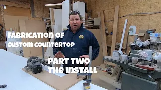Solid surface Countertop Fabrication and install
