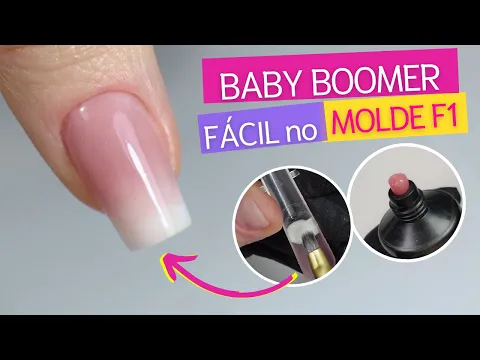 Download MP3 BABY BOOMER FÁCIL NO MOLDE F1 | Alongamento Fácil com Polygel Mundo Nails