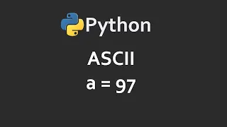 ASCII Of Character In Python Solutions For Python 100 Exercises Program11 CodingFacts
