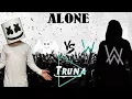 Download Lagu Alone Alonenya Super Bass GILAAA - DJ Marshmello VS DJ Alan Walker | Breakbeat Mix 2017 -D
