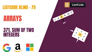 Leetcode-371 Sum of Two Integers Bit manipulation