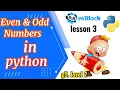 Python Made Easy EVEN or ODD Number Checker
