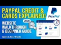 PayPal Credit and Cards Explained 2026 Website Walkthrough Beginner Guide 2 Min