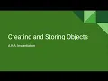 AP CS A Unit 2 Lesson 2 - Creating and Storing Objects Instantiation