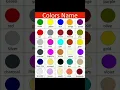 Lagu Colors Names, Types of colours #viral#shorts#color