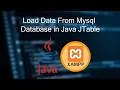 Load data from mysql database in java JTable
