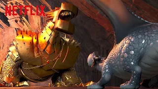 Download The Silver Dragon vs The Golden Dragon 🐲 Firedrake the Silver Dragon | Netflix After School MP3