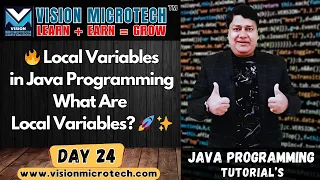 Local Variables in Java Programming What Are Local Variables