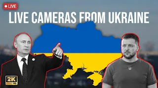 LIVE Ukraine real-time skyline cameras from Kharkiv Donetsk Kyiv Sumy and more