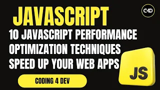 10 JavaScript Performance Optimization Techniques Speed Up Your Web Apps
