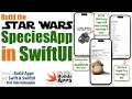 Star Wars Species App in SwiftUI using SWAPI dev API and JSON Parsing
