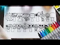 Incredibox Sprunki Coloring Pages How to Color ALL SPRUNKI Phase 6