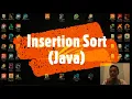 Implementasi Insertion Sort Java - Algoritma dan Struktur Data