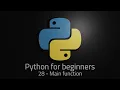 Python 3 - Episode 28