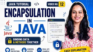Lecture 12 Encapsulation in Java Data Hiding Explained with Real-Life Examples
